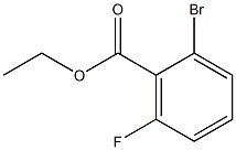 2-BROMO-6-FLUOROBENZOIC ACID ETHYL ESTER Structure