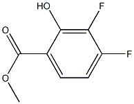 3,4-DIFLUORO-2-HYDROXYBENZOIC ACID METHYL ESTER Structure