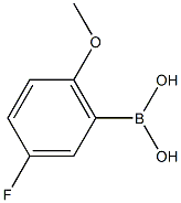 3-FLUORO-6-METHOXYPHENYLBORONIC ACID Structure