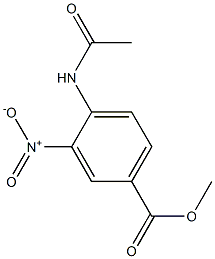 4-ACETAMIDO-3-NITROBENZOIC ACID METHYL ESTER Struktur