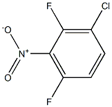 3-CHLORO-2,6-DIFLUORONITROBENZENE Struktur