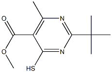 METHYL 2-TERT-BUTYL-4-MERCAPTO-6-METHYLPYRIMIDINE-5-CARBOXYLATE