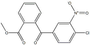 METHYL 2-(4-CHLORO-3-NITROBENZOYL)BENZOATE Struktur