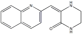 3-(QUINOLIN-2-YLMETHYLENE)PIPERAZIN-2-ONE Structure