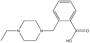 2-(4-ETHYLPIPERAZIN-1-YLMETHYL)BENZOIC ACID, 95+% Struktur