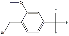 2-METHOXY-4-(TRIFLUOROMETHYL)BENZYL BROMIDE Structure