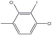 2,4-DICHLORO-3-IODOTOLUENE 99% Structure