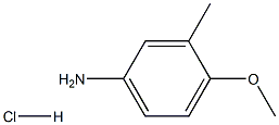 4-METHOXY-3-METHYLANILINE HYDROCHLORIDE Structure