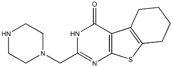 2-(PIPERAZIN-1-YLMETHYL)-5,6,7,8-TETRAHYDRO[1]BENZOTHIENO[2,3-D]PYRIMIDIN-4(3H)-ONE