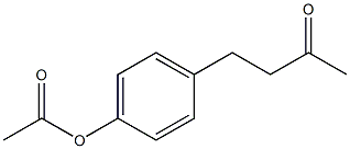 4-(P-ACETOXYPHENYL)-2-BUTANONE 97% Structure