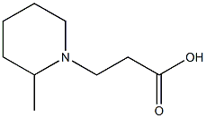 3-(2-METHYLPIPERIDIN-1-YL)PROPANOIC ACID Structure