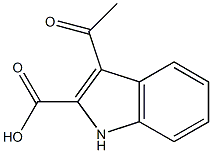 3-ACETYL-1H-INDOLE-2-CARBOXYLIC ACID Structure