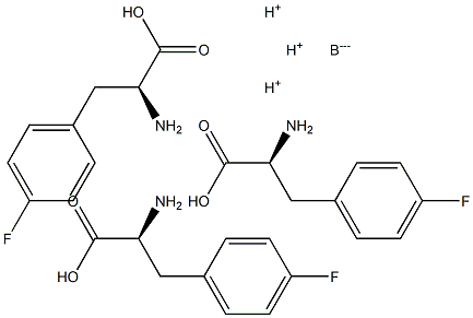 4-Fluoro-L-phenylalanine Hydroloride Struktur
