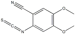 2-CYANO-4,5-DIMETHOXYPHENYL ISOTHIOCYANATE Structure