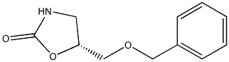 (R)-5-BENZYLOXYMETHYL-2-OXAZOLIDINONE Structure