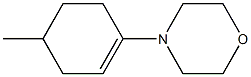 1-MORPHOLINO-4-METHYLCYCLOHEX-1-ENE Structure