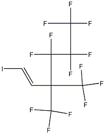 4,4,5,5,6,6,6-HEPTAFLUORO-1-IODO-3,3-BIS(TRIFLUOROMETHYL)HEX-1-ENE Structure