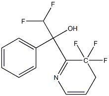 2,2,3,3,3-PENTAFLUORO-1-PHENYL-1-(2-PYRIDYL)ETHANOL Struktur
