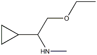 1-cyclopropyl-2-ethoxy-N-methylethanamine Structure