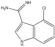 4-氯吲哚甲脒 结构式