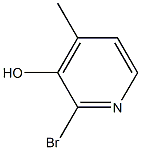 2-Bromo-3-hydroxy-4-methylpyridine,,结构式