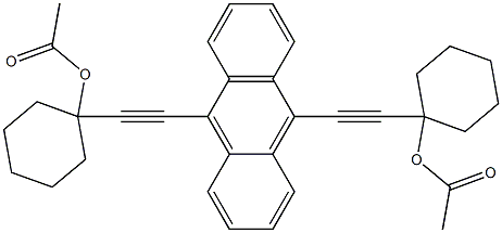  9,10-BIS[2-(1-ACETOXY-1-CYCLOHEXYL)ETHYNYL]ANTHRACENE
