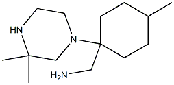 1-[1-(3,3-DIMETHYLPIPERAZIN-1-YL)-4-METHYLCYCLOHEXYL]METHANAMINE Struktur