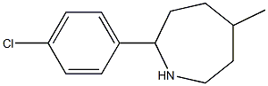 2-(4-CHLOROPHENYL)-5-METHYLAZEPANE Structure