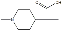 2-METHYL-2-(1-METHYLPIPERIDIN-4-YL)PROPANOIC ACID Structure