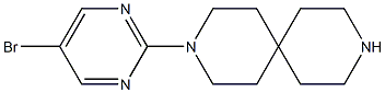 3-(5-BROMOPYRIMIDIN-2-YL)-3,9-DIAZASPIRO [5.5]UNDECANE Struktur