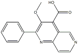  3-METHOXY-2-PHENYL-1,6-NAPHTHYRIDINE-4-CARBOXYLIC ACID