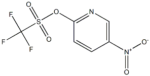 トリフルオロメタンスルホン酸5-ニトロ-2-ピリジニル 化学構造式