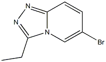 6-BROMO-3-ETHYL-1,2,3-TRIAZOLO[4,3-A]PYRIDINE Structure
