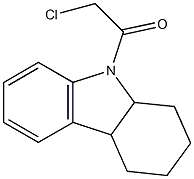9-(CHLOROACETYL)-2,3,4,4A,9,9A-HEXAHYDRO-1H-CARBAZOLE 结构式