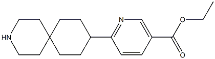 ETHYL 6-(3-AZASPIRO[5.5]UNDEC-9-YL)NICOTINATE Structure