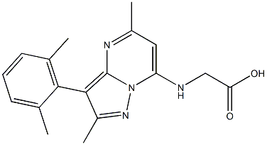 N-[3-(2,6-DIMETHYLPHENYL)-2,5-DIMETHYLPYRAZOLO[1,5-A]PYRIMIDIN-7-YL]GLYCINE