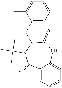 4-(tert-butyl)-3-(2-methylbenzyl)-3,4-dihydro-1H-1,3,4-benzotriazepine-2,5-dione
