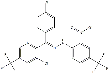  (4-chlorophenyl)[3-chloro-5-(trifluoromethyl)-2-pyridinyl]methanone N-[2-nitro-4-(trifluoromethyl)phenyl]hydrazone