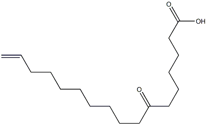 7-oxoheptadec-16-enoic acid Struktur