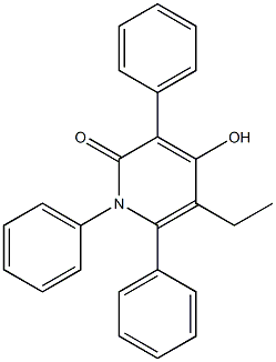 5-ethyl-4-hydroxy-1,3,6-triphenyl-1,2-dihydropyridin-2-one