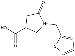 5-oxo-1-(2-thienylmethyl)-3-pyrrolidinecarboxylic acid