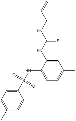 N1-(2-{[(allylamino)carbothioyl]amino}-4-methylphenyl)-4-methylbenzene-1-sulfonamide