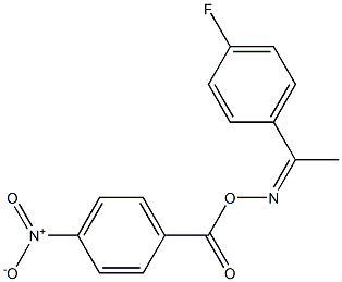 1-[({[1-(4-fluorophenyl)ethylidene]amino}oxy)carbonyl]-4-nitrobenzene