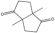3a,6a-dimethylperhydropentalene-1,4-dione Structure