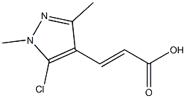 (E)-3-(5-chloro-1,3-dimethyl-1H-pyrazol-4-yl)-2-propenoic acid