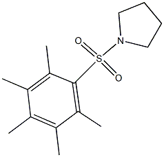  1-[(2,3,4,5,6-pentamethylphenyl)sulfonyl]pyrrolidine
