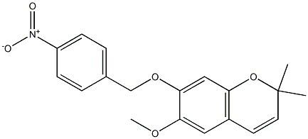6-methoxy-2,2-dimethyl-7-[(4-nitrobenzyl)oxy]-2H-chromene