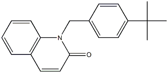1-[4-(tert-butyl)benzyl]-2(1H)-quinolinone Structure