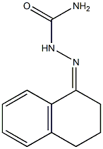 2-(1,2,3,4-tetrahydronaphthalen-1-yliden)hydrazine-1-carboxamide 结构式