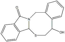 5-hydroxy-5,14-dihydro-6H-isoindolo[2,1-b][4,2]benzothiazocin-12(7aH)-one